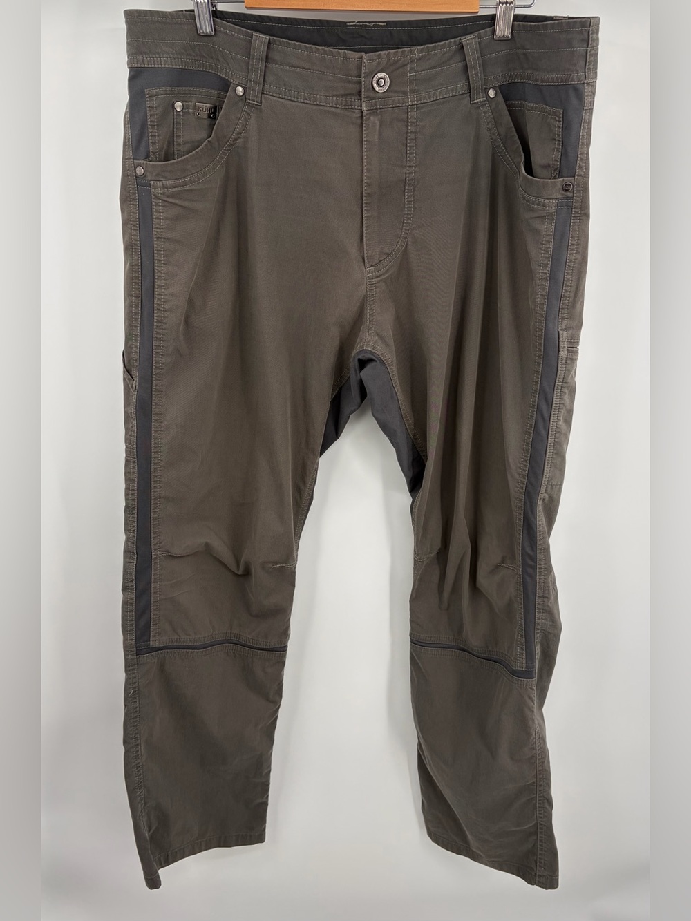 Kuhl Radikl straight leg gray brown pant men’s 38x32 outdoor technical hiking